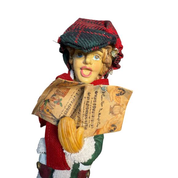 Vintage Victorian Christmas Carolers‎ Festive Family Figurines Tall Skinny Resin - Picture 6 of 16